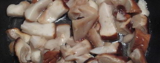 Шаг 1: пасты с белыми грибами