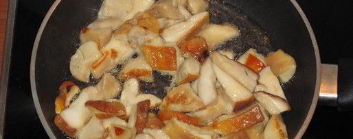 Шаг 2: пасты с белыми грибами