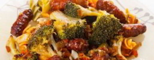 Шаг 4: пасты с брокколи и купатами