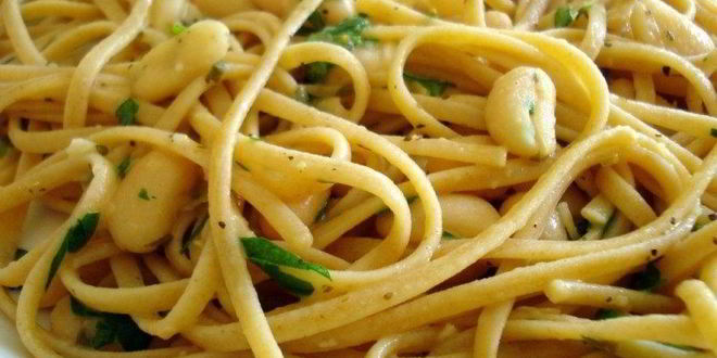 Рецепт пасты с фасолью