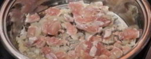 Шаг 1: пасты с грибами и курицей в сливочном соусе