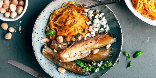 Рецепт пасты с карамелизированным эндивием