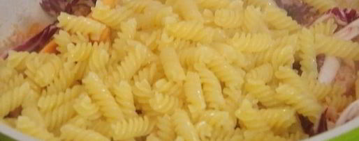 Шаг 9: пасты с колбасками и радиккио