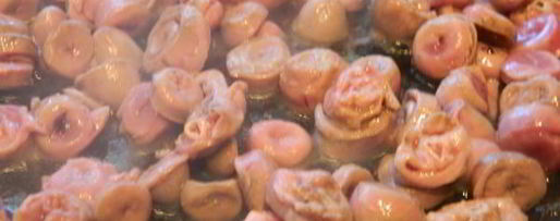 Шаг 2: пасты с куриными сердечками