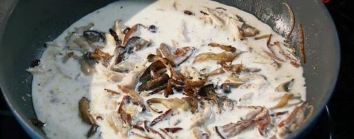 Шаг 3: пасты с курицей с грибами