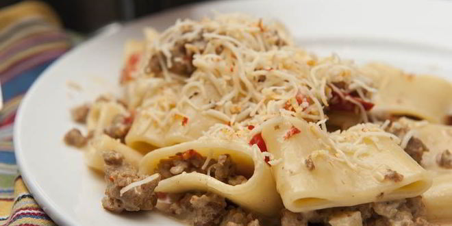 Рецепт пасты с мясным фаршем
