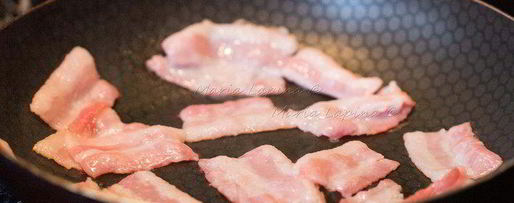 Шаг 3: пасты с оливками, беконом и фетой