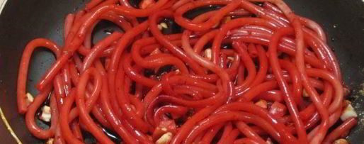 Шаг 5: пасты с орехами и свекольным соком