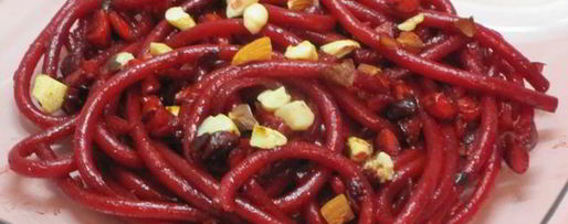 Шаг 7: пасты с орехами и свекольным соком