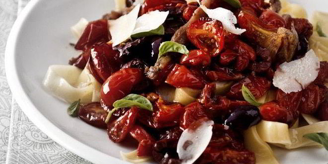 Рецепт пасты с овощами