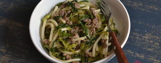 Шаг 5: пасты с савойской капустой