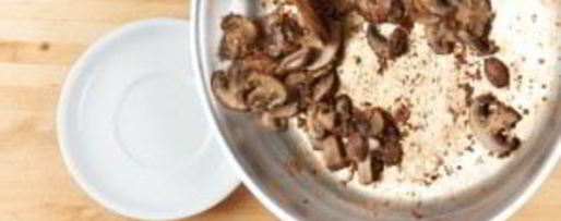 Шаг 1: пасты с шампиньонами и томатами