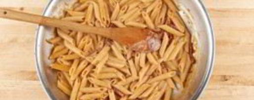 Шаг 3: пасты с шампиньонами и томатами