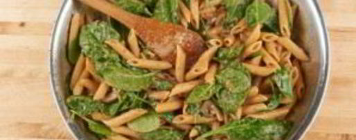 Шаг 4: пасты с шампиньонами и томатами