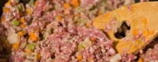 Шаг 1: пасты с соусом болоньезе