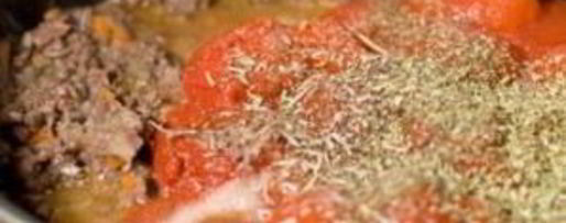 Шаг 3: пасты с соусом болоньезе