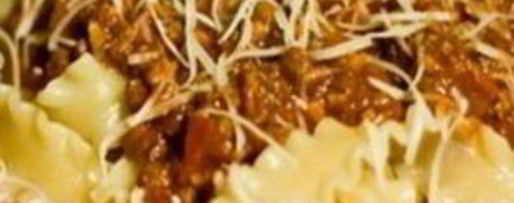 Шаг 5: пасты с соусом болоньезе