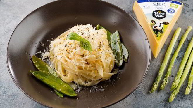 Рецепт Пасты с весенними овощами