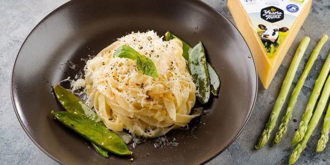 Рецепт пасты с весенними овощами