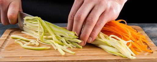 Шаг 1: пасты с весенними овощами