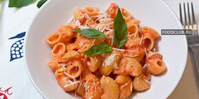 Рецепт пасты со сливочным соусом