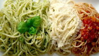 Рецепт Пасты Три цвета