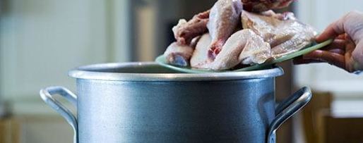 Шаг 1: спагетти с курицей