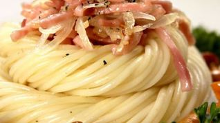 Рецепт Спагетти с опятами