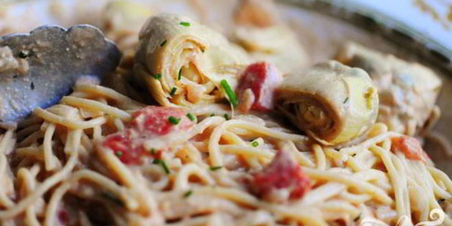 Рецепт спагетти с овощами