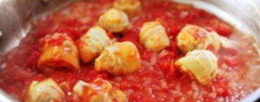 Шаг 7: спагетти с овощами