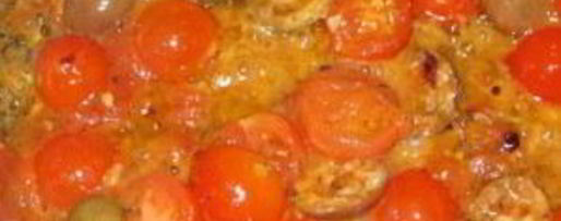 Шаг 3: спагетти с томатами и оливками в маслинном соусе