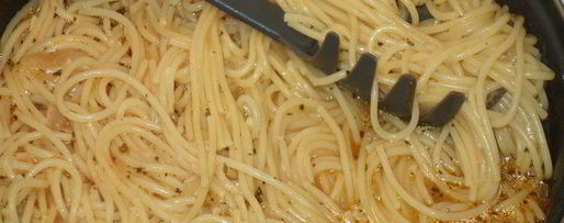 Шаг 5: спагетти в соусе