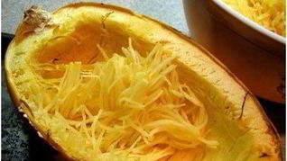 Рецепт Запеченой тыквы-спагетти