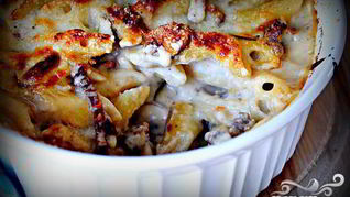 Рецепт Запеченной пасты с колбасой и помидорами