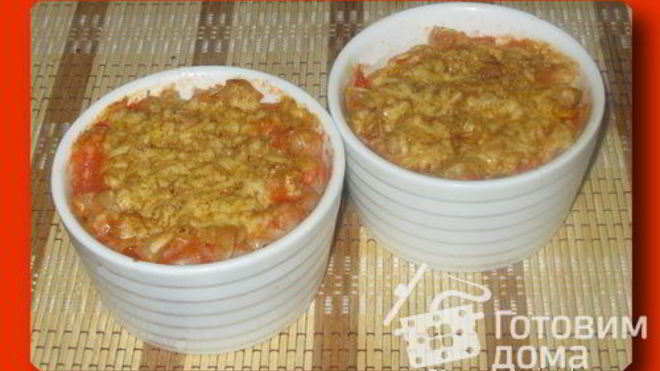 Рецепт Запеченных макарон в томатном соке