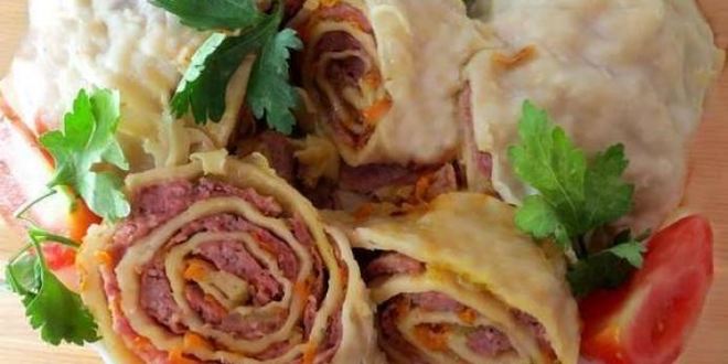 Рецепт ханума с капустой и фаршем