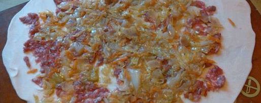 Шаг 5: ханума с капустой и фаршем