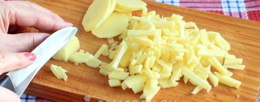 Шаг 6: ханума с мясом и картошкой