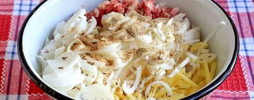 Шаг 8: ханума с мясом и картошкой