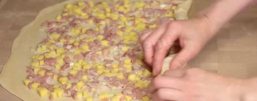 Шаг 10: ханумы с фаршем и картошкой