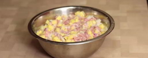 Шаг 6: ханумы с фаршем и картошкой