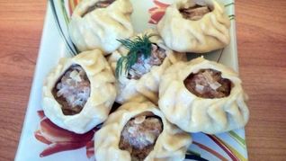 Рецепт Мантов на пару из говядины