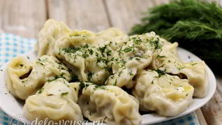 Рецепт Мантов с бараниной