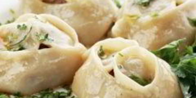 Рецепт мантов с грибами