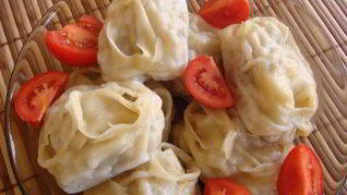 Рецепт Мантов с гусем