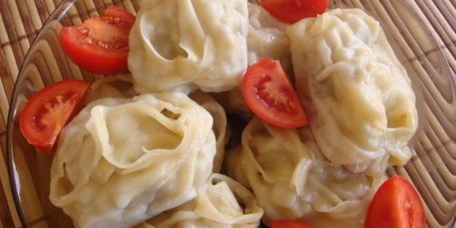 Рецепт мантов с гусем