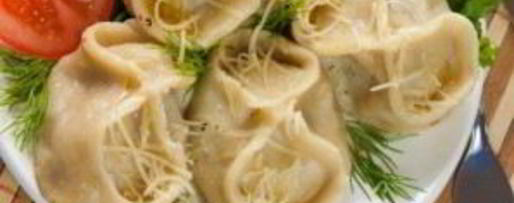 Шаг 4: мантов с кабачком и мясом