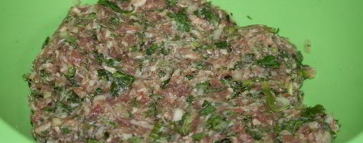 Шаг 1: мантов с мясным фаршем