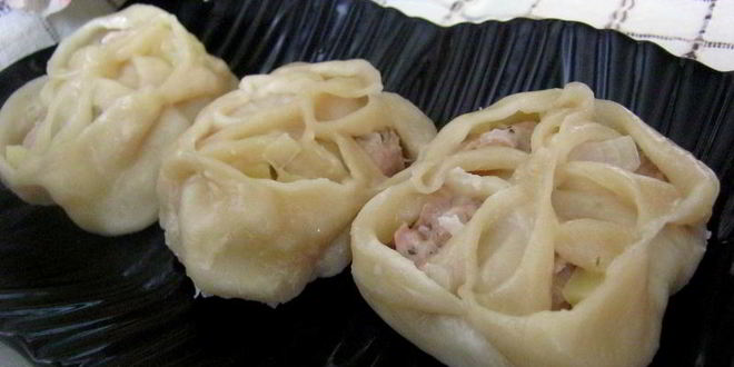 Рецепт мантов с мясом и картофелем