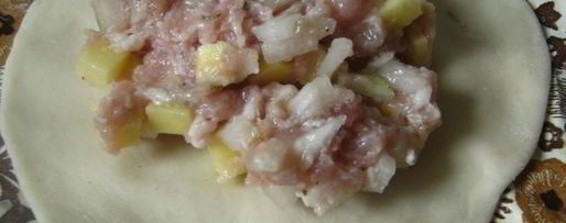 Шаг 7: мантов с мясом и картофелем